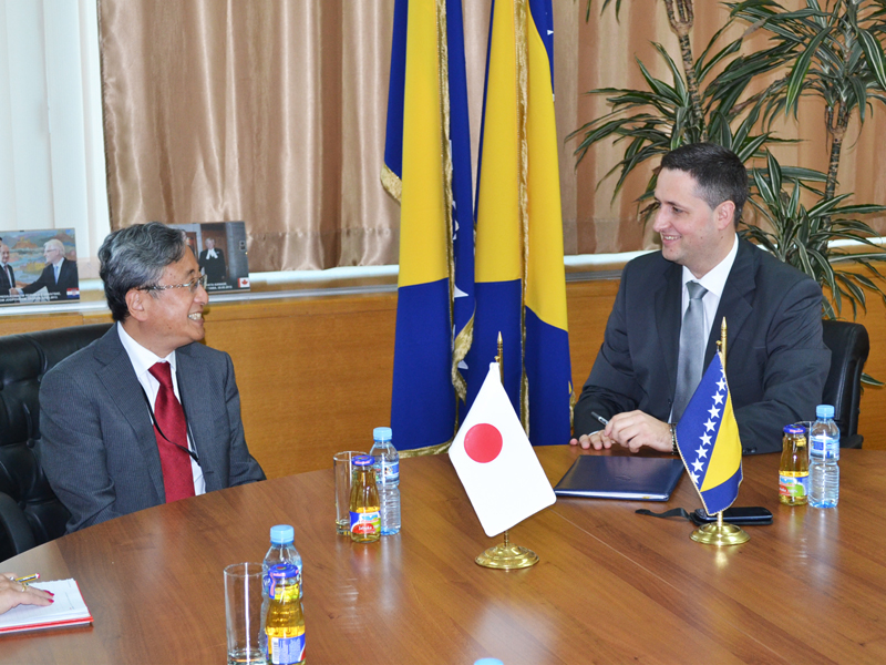 Predsjedavajući Predstavničkog doma dr. Denis Bećirović razgovarao s ambasadorom Japana 

